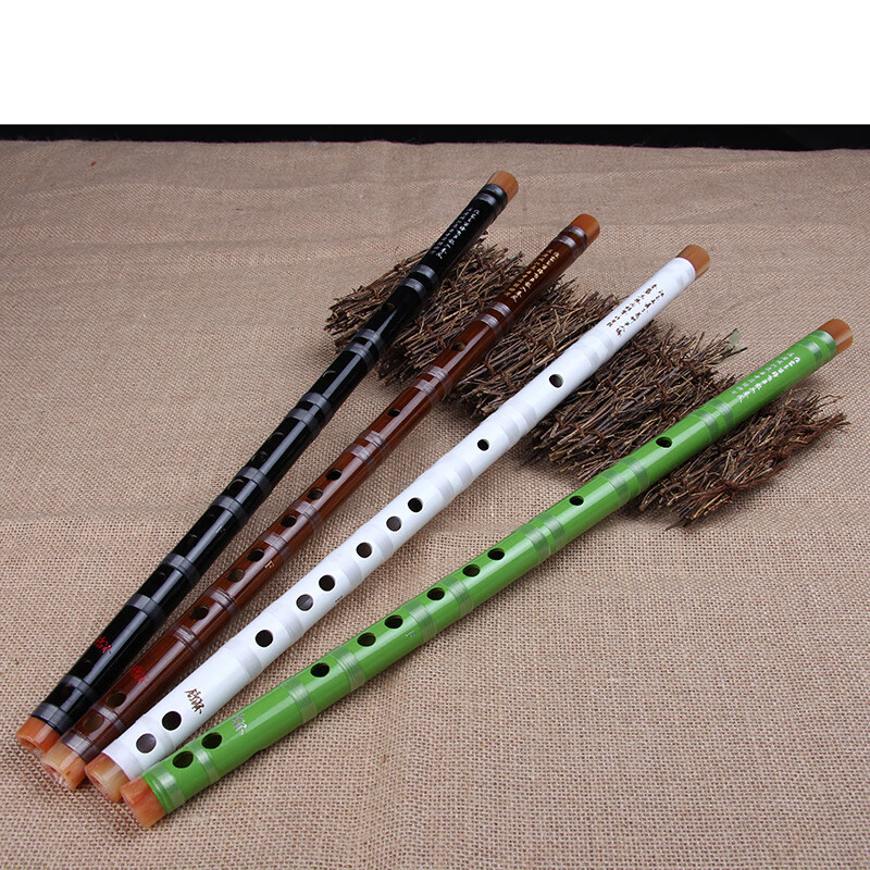 Shuhuai musical instrument (shuhuai) Shuhuai exquisite beginner's one-piece transverse flute, bitter bamboo flute with teaching, zero-based introduction to adult and children's musical instruments, one section in the key of F.