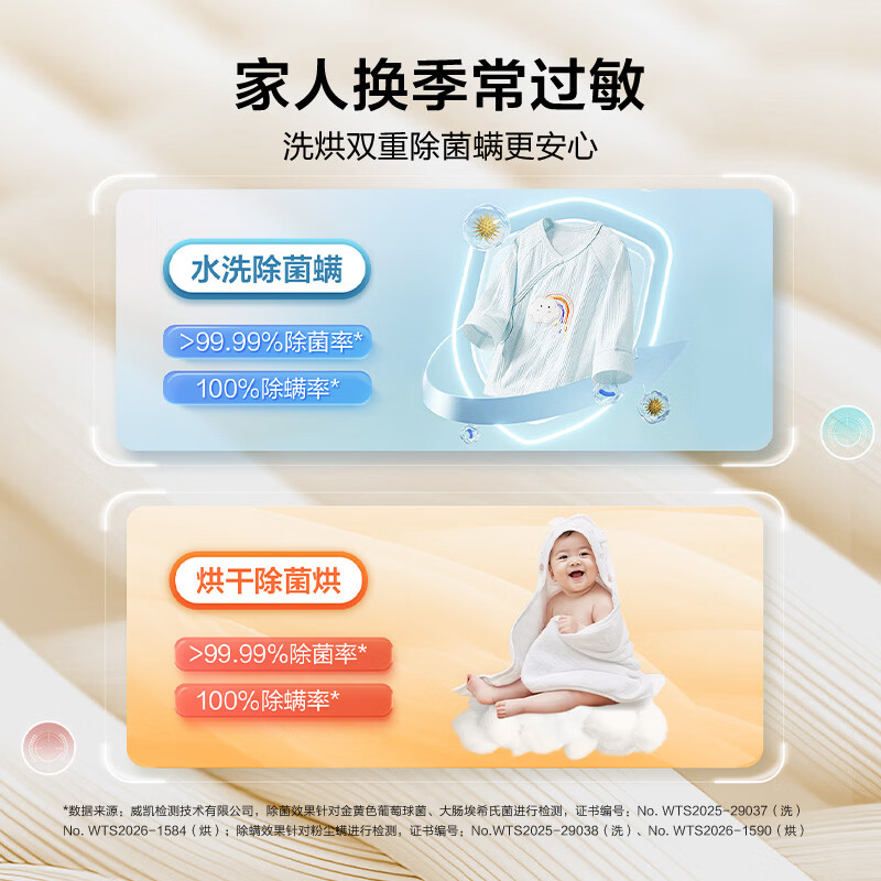 Haier Xiaohonghua washing and drying set 12KG large capacity fully automatic washing machine + heat pump dryer for washing down jackets JD.com self-operated 52D1 Same style as Peter Ho