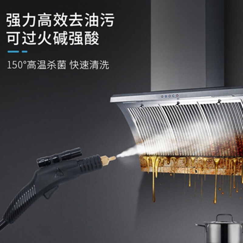 Clean sink high temperature and high pressure steam cleaner air conditioner kitchen range hood commercial housekeeping multi-function all-in-one home appliance cleaning machine 3500W 3500W with ozone disinfection standard configuration - 12 kg pressure