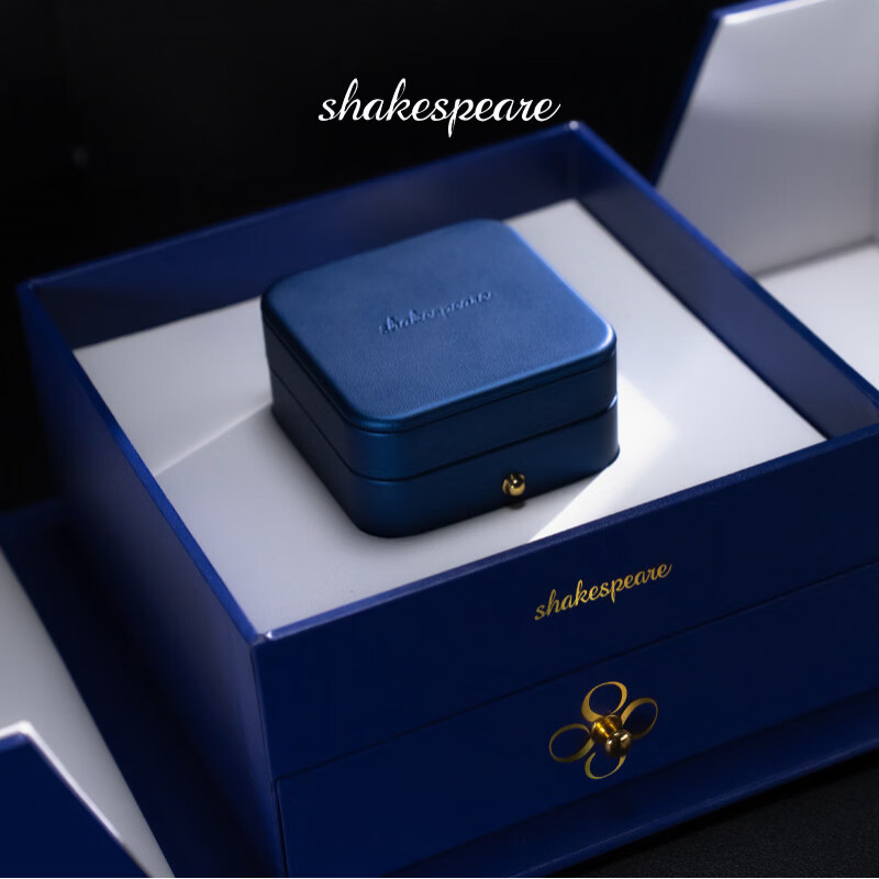 SHAKESPEARE Smart Ring Sleep Monitoring Female Niche Design Couple Ring Light Luxury Crushed Ice Gold No. 13