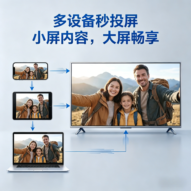 HIAOCSE ultra-high definition smart TV LCD smart wireless projection screen home commercial voice network wifi living room hotel B&B elderly eye protection 40 inches long 74*width 44cm smart network version + free base hanger SF free shipping