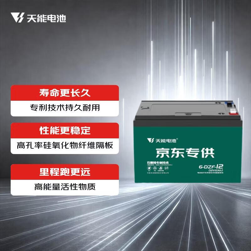 Tianneng electric vehicle battery 48V12Ah lead-acid battery battery vehicle battery non-lithium battery electric motorcycle