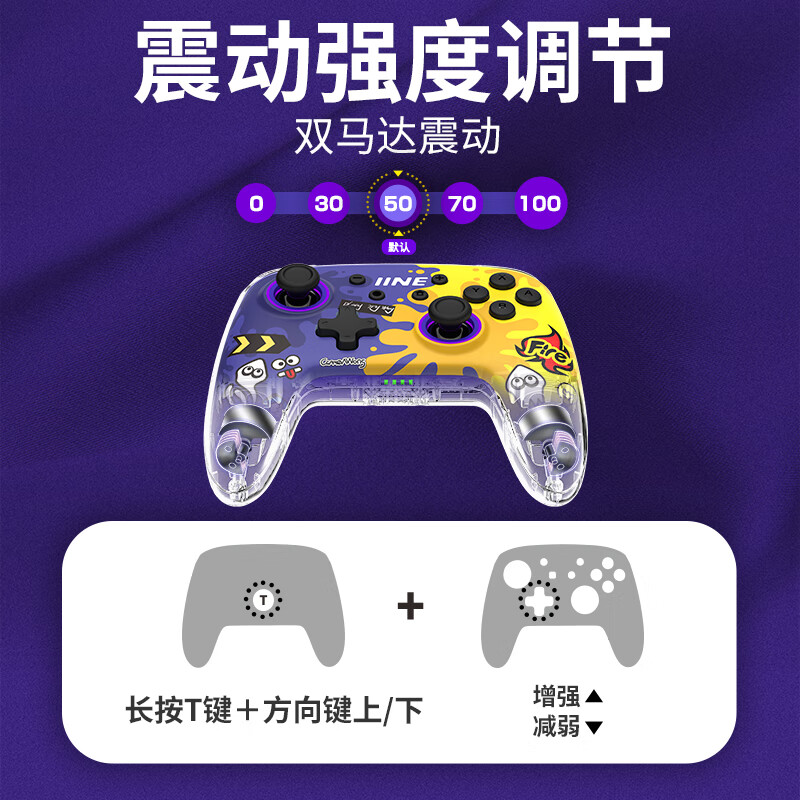 Good value (IINE) suitable for Switch/Switch2 controller Wireless Bluetooth wake-up Pro controller PC computer Steam NFC function Splatoon Zelda NS accessories