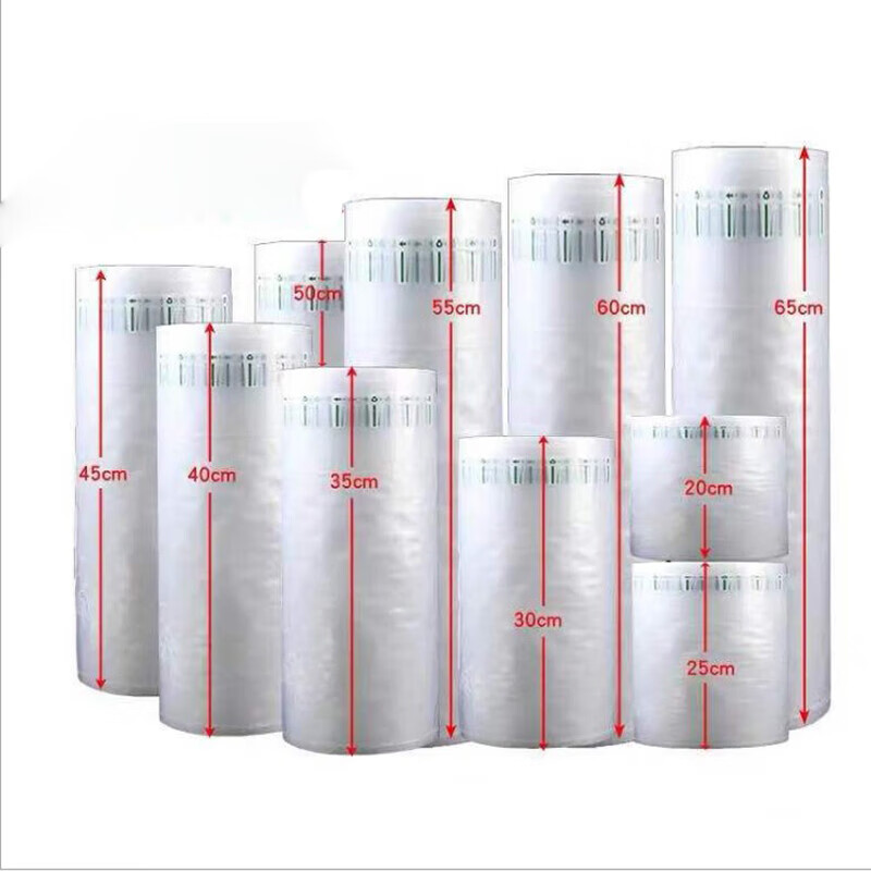 Minggu air column bag roll material anti-fall and shockproof buffer inflatable bag bubble column air column roll bag inflatable column roll film air bag thickened version 35cm*300m long CD450114