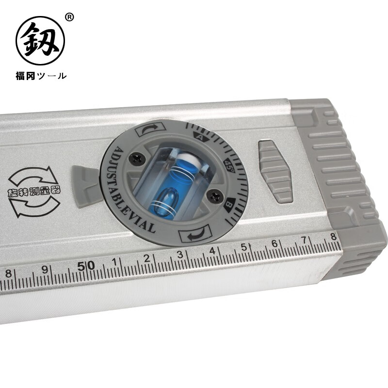 Fukuoka level high-precision household leveling meter fan small magnetic ruler multi-functional parallel decoration FO-8866 high-precision level 600mm
