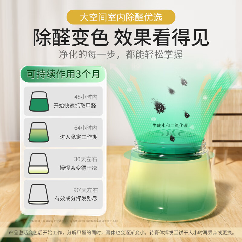 Hope Tree Second Generation Small Green Jar Removes Formaldehyde Jelly Magic Box 11 Cans New House Formaldehyde Scavenger Really Removes Formaldehyde