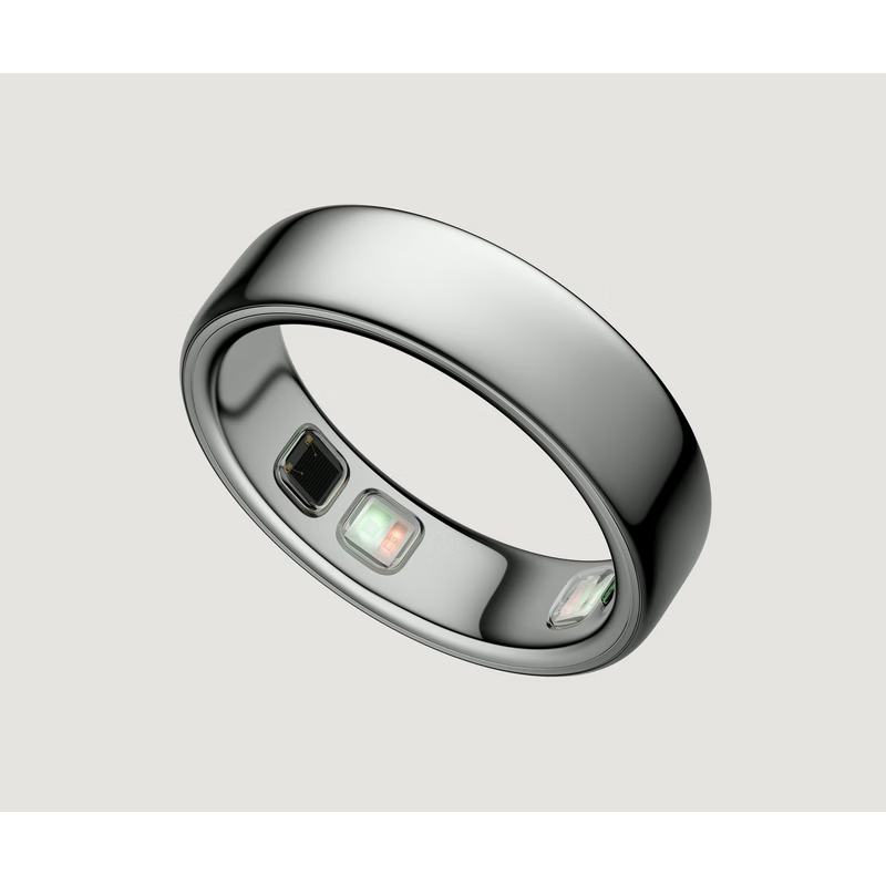 OURA Ring 5 smart ring, the same model as Gu Ailing, professional sleep monitoring, women's health, all-weather health monitoring equipment, Silver No. 10
