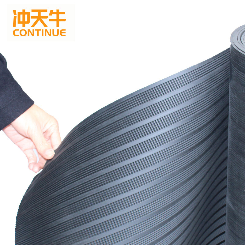 Cupola insulating mat power distribution room 5kv 3mm 1m*5m black stripe high voltage insulating rubber mat anti-slip insulating rubber mat floor mat carpet rubber sheet