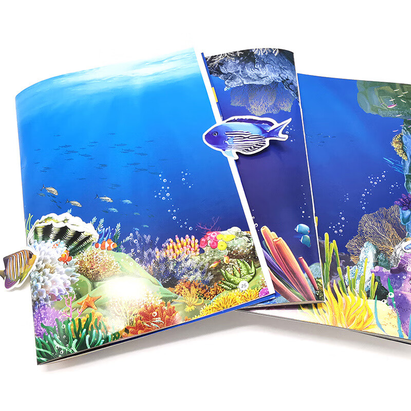 10 Minutes Focus Sea World Sticker Book Weird Sea Animals