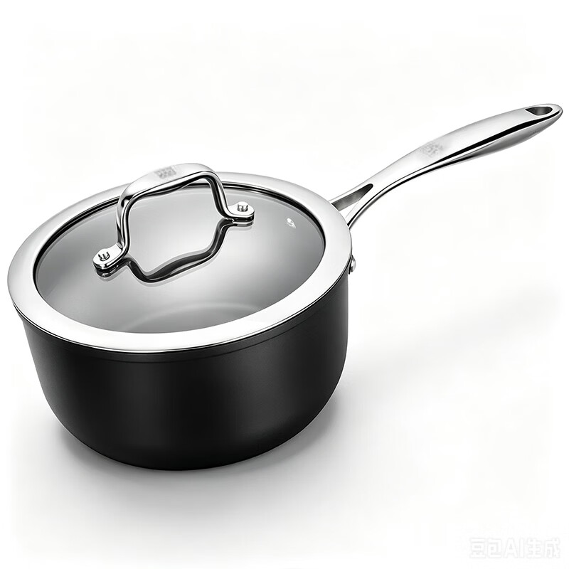 ZWILLING titanium non-stick coating wear-resistant single handle stew pot with lid 18cm milk pot hot milk noodle pot