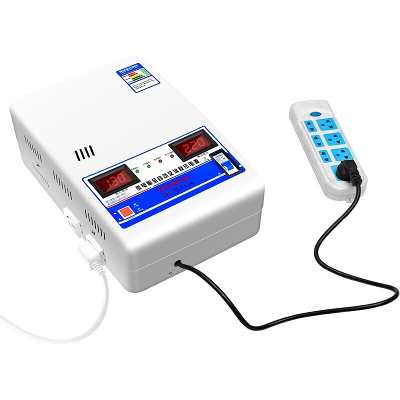 Boshide voltage regulator 220v air conditioning voltage regulator fully automatic 15000w household single-phase AC high power low voltage voltage regulator 6800W (with screws and brackets)