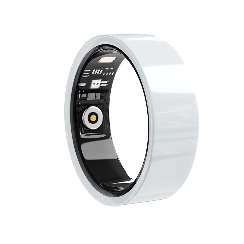V4 Ceramic Smart Ring NFC Access Control Heart Rate Blood Oxygen Sports Health Sleep Monitoring Pedometer TK8 Smart Health White No. 11 Magnetic Cable Charging