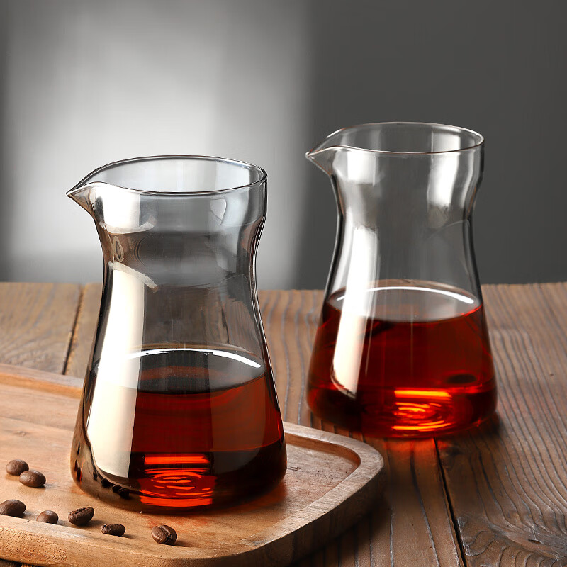 Bincoo coffee sharing pot hand-brewed coffee set glass pot Japanese hanging ear coffee cup cold brew pot tasting cup