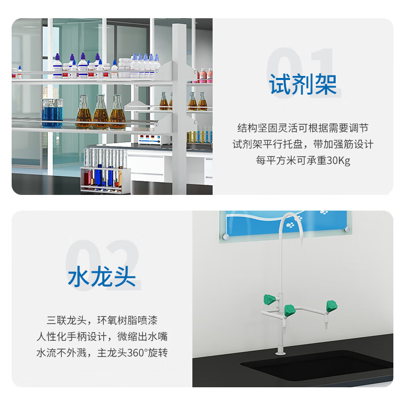 XINGYUN experimental workbench all-steel central table laboratory console test table/meter gray