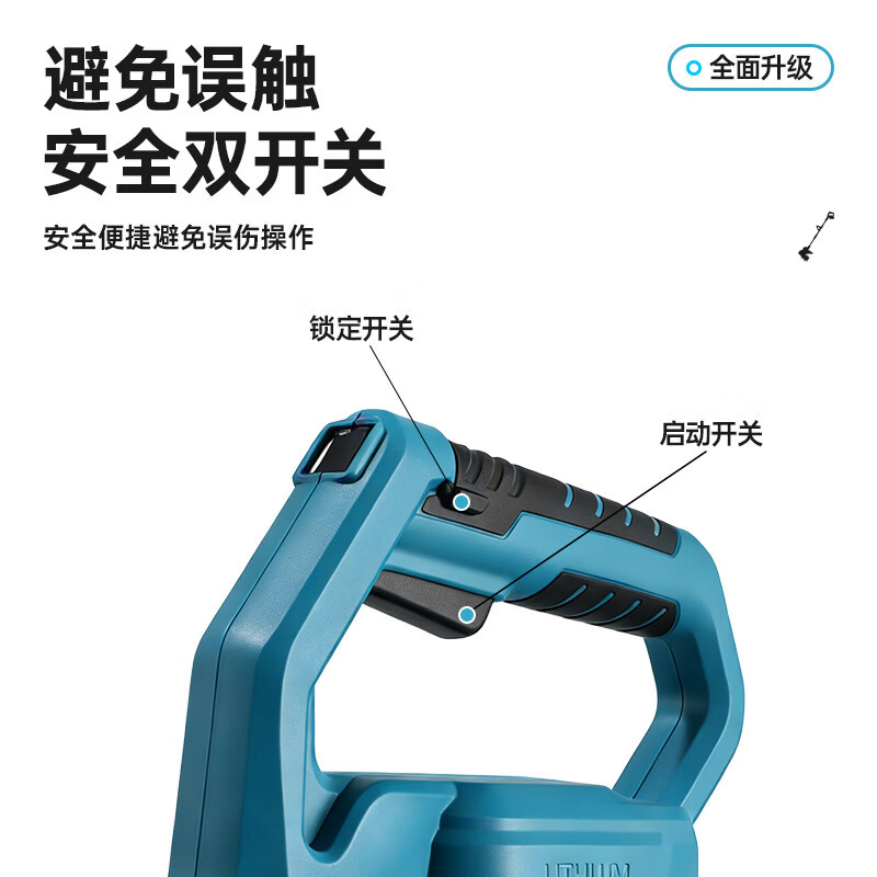 Powerful farmland king household lithium battery micro tillage machine electric foldable rotary tiller small electric excavator G micro tillage machine ten batteries one charge one charge