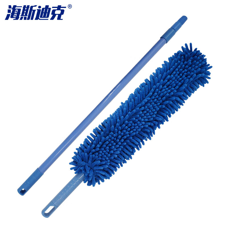 Hasdick Dust Duster Rod (Random Color) Double-sided Chenille Flexible Dust Duster Feather Duster Dust Duster Desktop Cleaning Telescopic Rod HZL-139