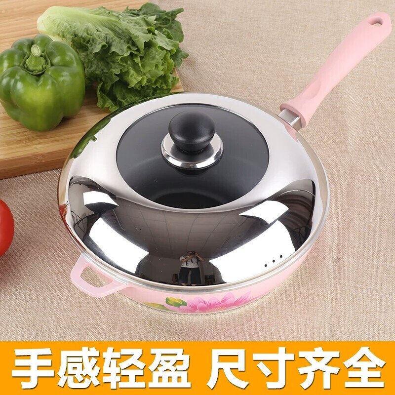 Tuodengfeng stainless steel tempered glass combination cover, drop-resistant visible stainless steel combination cover, tempered glass cover for steaming 30cm