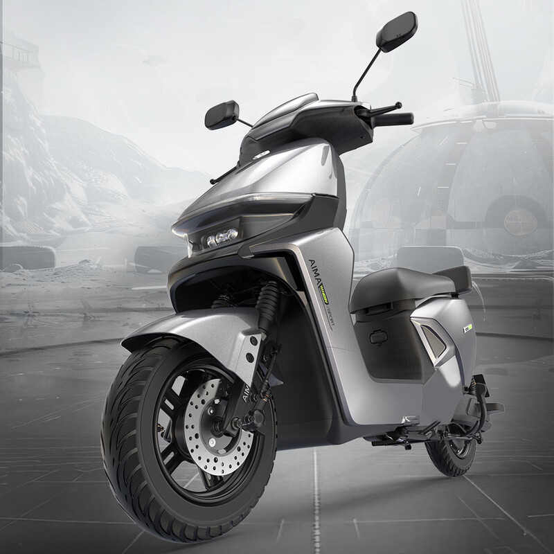AIMA Beijing Exclusive Hunting and Riding Deluxe Edition Lithium Battery Stylish High-Looking Big Power Big Battery Long-lasting Fashion Electric Bicycle Battery Car Choose the Color and Pick Up the Bike in the Store