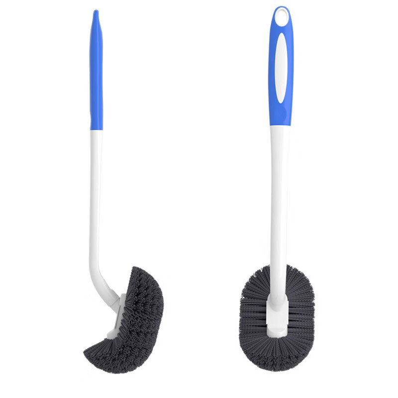 Leeuwenhoek's new toilet brush household no dead angle toilet cleaning brush soft hair long handle bathroom toilet brush no dead angle toilet brush 1 random color