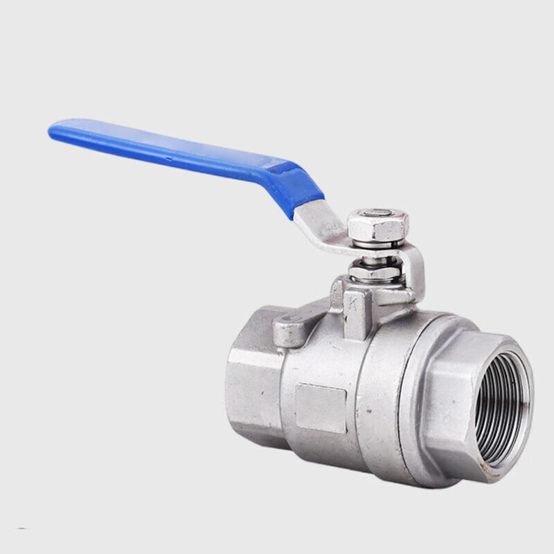 Zhuqin 304/316 stainless steel ball valve, two-piece ball valve, two-piece threaded internal thread resistant high temperature and high pressure steam boiler valve, one price, all steel DN32 (1.2 inches)