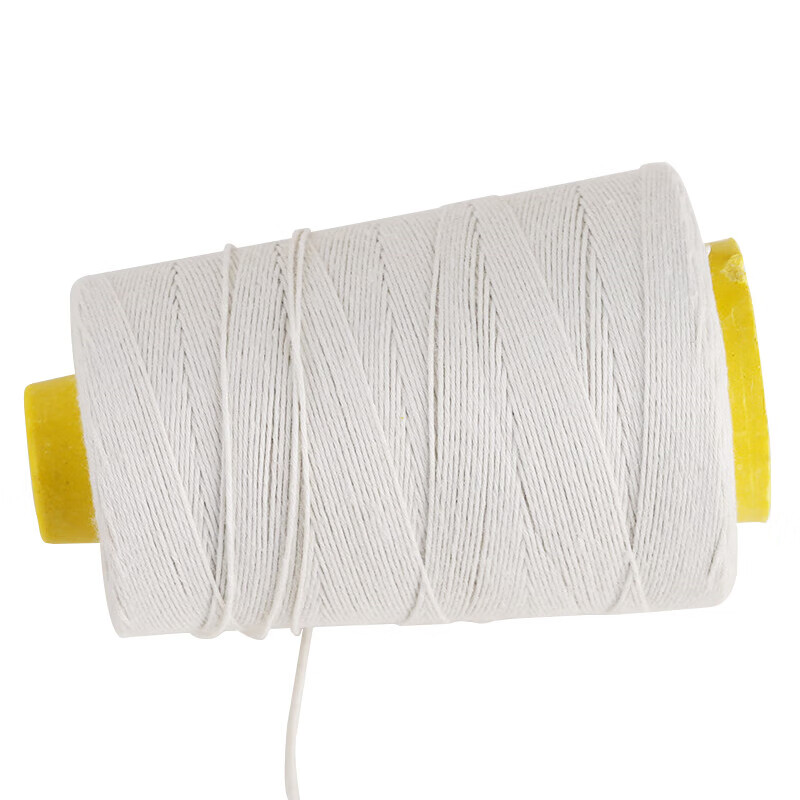 Hasdick HKW-202 portable packing thread, sewing thread, sealing machine thread, white 6 strands, net weight 125g (5 rolls)
