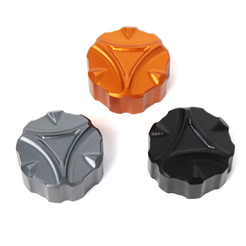 Litian is suitable for 24 models of KTM DUKE390 modified auxiliary water tank cover, new 390 duke oil pump cover, water tank mouth cover, auxiliary water tank cover, orange