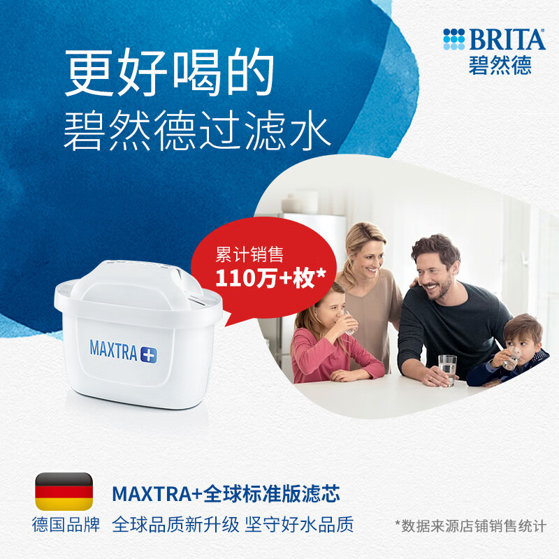 BRITA water filter jug filter element Maxtra+ multi-effect filter element 6 pack filter water purifier filter element BRITA filter element recommended by Sun Yingsha can filter 150L of water