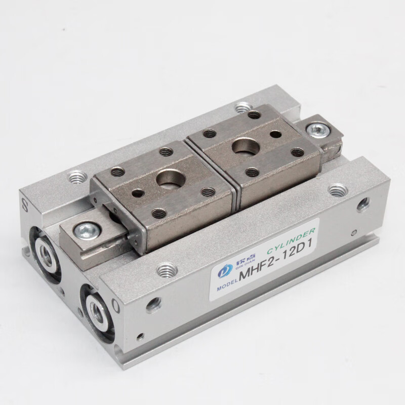 Hand-picked pneumatic parallel finger cylinder MHF2-8D-12D-16D-20D1RD2R pneumatic thin gripper air gripper guide rail slide MHF2-16D2R