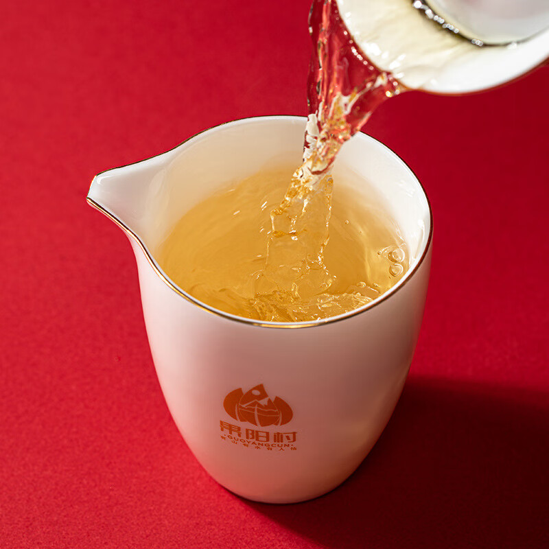 Huajingxing Tea Fuding White Tea 2021 First Spring Ginkgo Yangcun Small Square Piece Biscuit Tea 150g Gift Box 2021 Peony Biscuit Tea Gift Box (Scan code price 368 yuan set