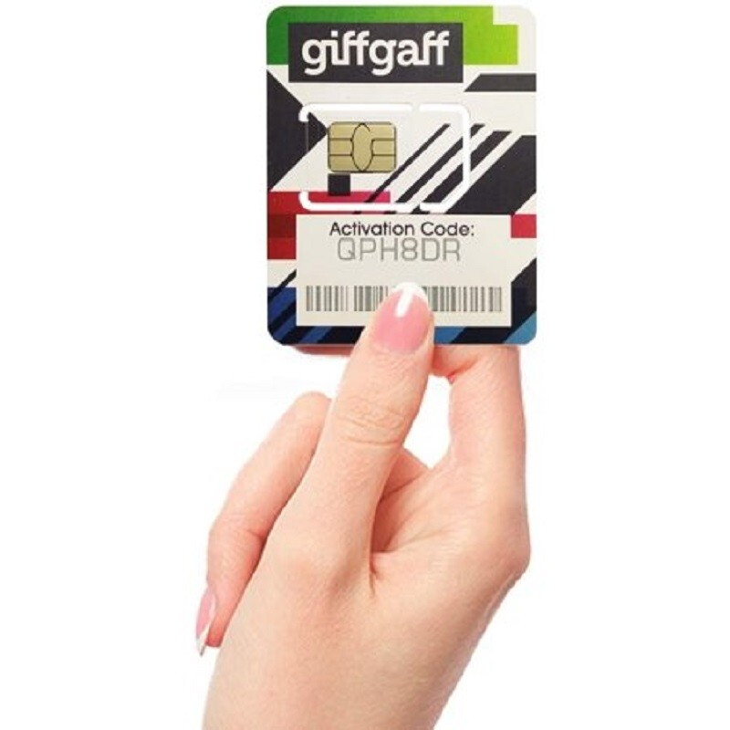 European UK giffgaff phone card mobile phone number overseas foreign phone card brand new and not activated 1 piece - SF Express - Package A