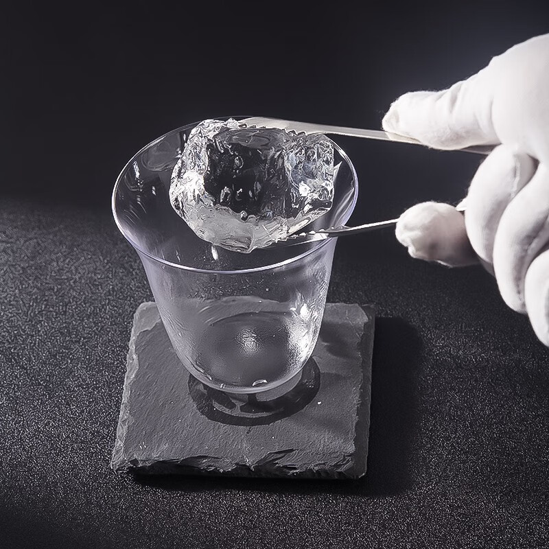 Bar Soul Stainless steel ice clip, high quality stainless steel clip, non-slip handle ice clip, bar bartending tool barbecue clip, non-slip handle ice clip 17.5cm