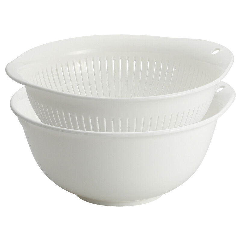 ASVEL sink drain basket vegetable basin kitchen household fruit and vegetable rice washing basket double layer imported from Japan