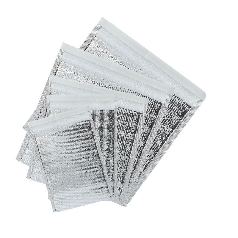 Zuimi (ZUIMI) 100 takeaway thermal bags aluminum foil ice cream cold storage catering thermal bags fresh insulation bags width 20 height 25 with glue 100 pieces