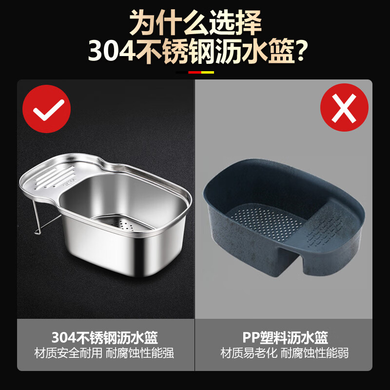 Orado kitchen sink filter 304 stainless steel pool filter sink drain basket anti-clogging filter artifact 304 sink triangular filter basket natural silver