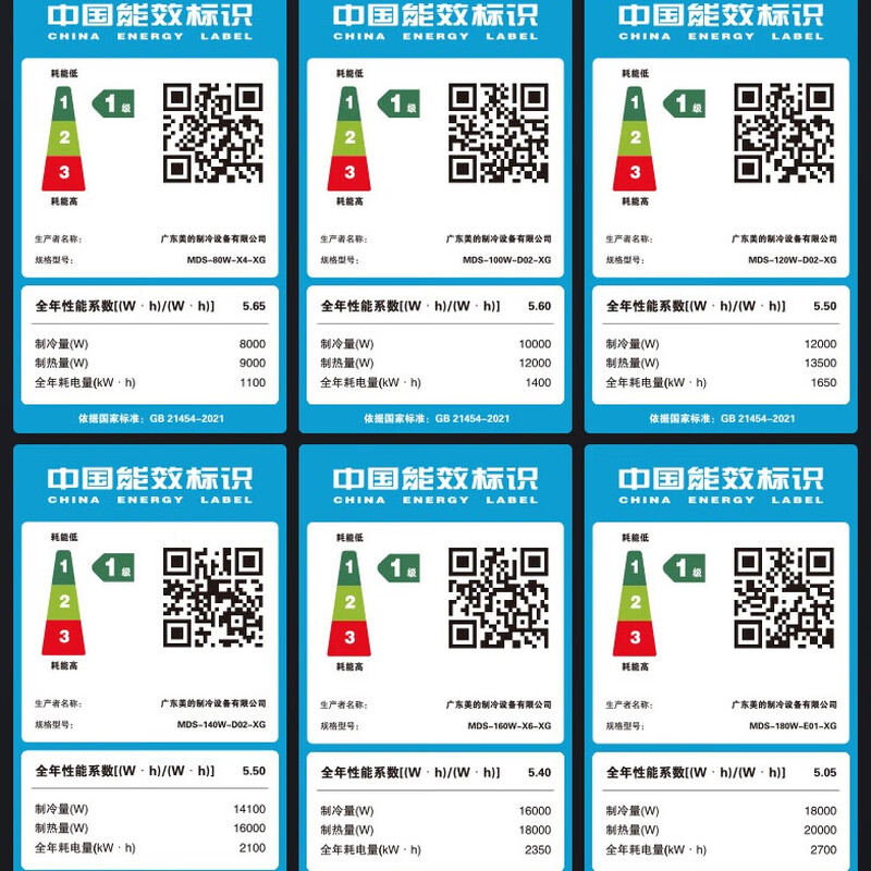 Midea central air conditioner, one to three, one to four/five, multi-online 5 HP full DC frequency conversion Starlight three-generation first-class energy efficiency embedded home living room bedroom trade-in Starlight 7 HP first-class energy efficiency 180 one-to-five package installation economical model