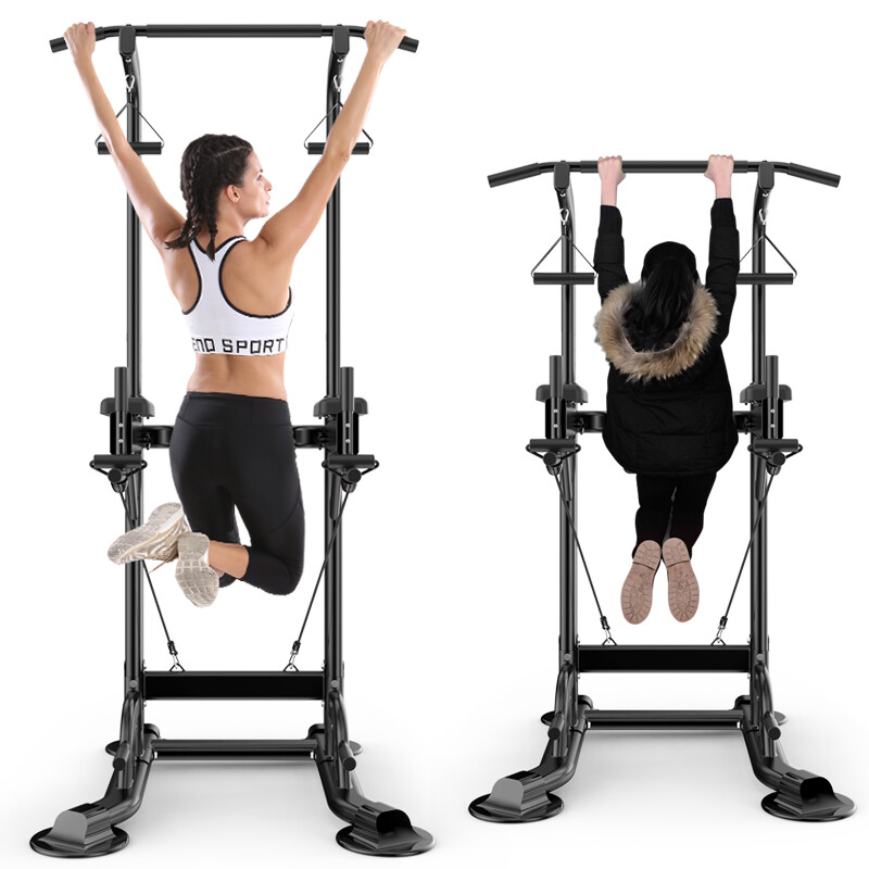 MIKING horizontal bar pull-up device multi-functional household single and parallel bars adjustable single pole indoor sports fitness equipment MK045 black | height adjustable to 2.3 meters