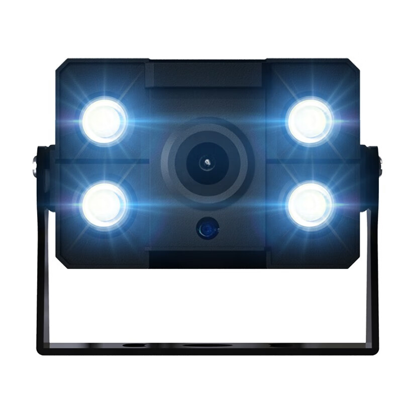 Bondoni large truck can video bus harvester passenger car high-definition night vision reversing imaging system 24v detection camera 12v recommended model 7-inch AV screen + camera 15 meters line