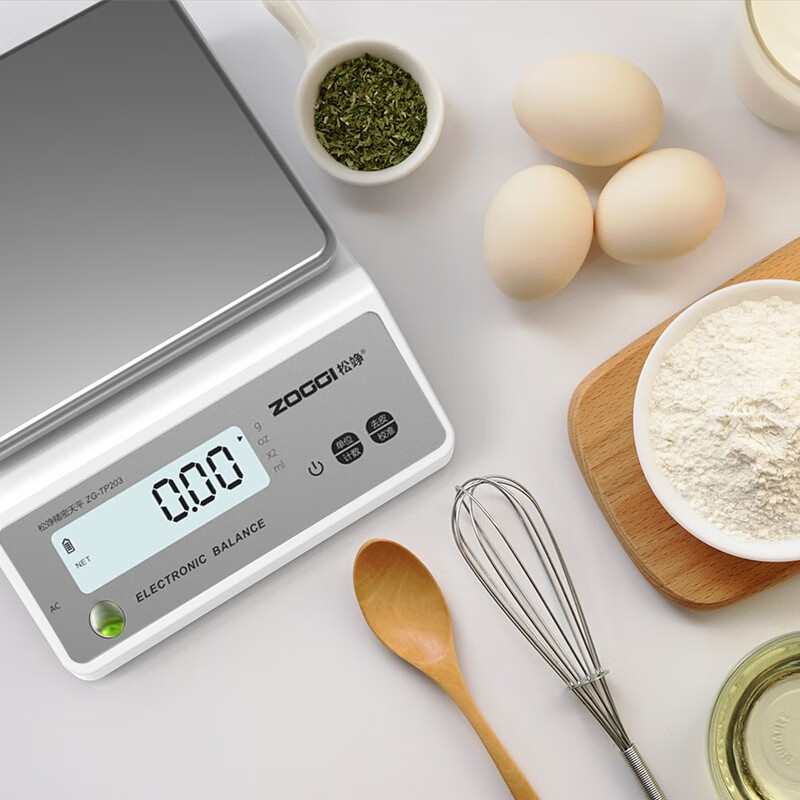 Songzhong German electronic balance scale 0.01g high-precision electronic scale gram precision laboratory analysis balance 0.001 gold traditional Chinese medicine jewelry gram scale 0.1g square plate - range 1kg accuracy 0.01g with weight