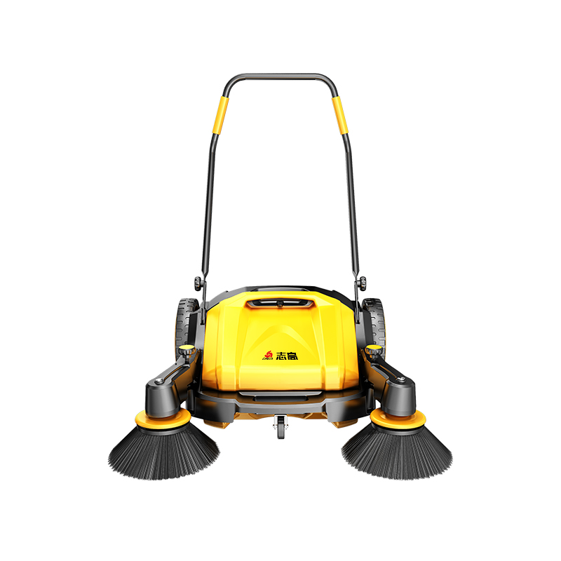 CHIGO vacuum cleaner hand push industrial sweeper factory workshop warehouse sweeper sanitation road garbage cleaning truck