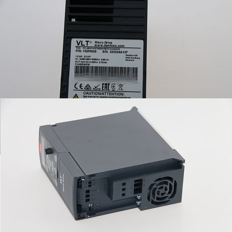 Danfoss DanfosFC51 original frequency converter VLT FC-051 0.37KW-22KW380V-480 FC-051P5K5T4E20H3BXCXXXSX