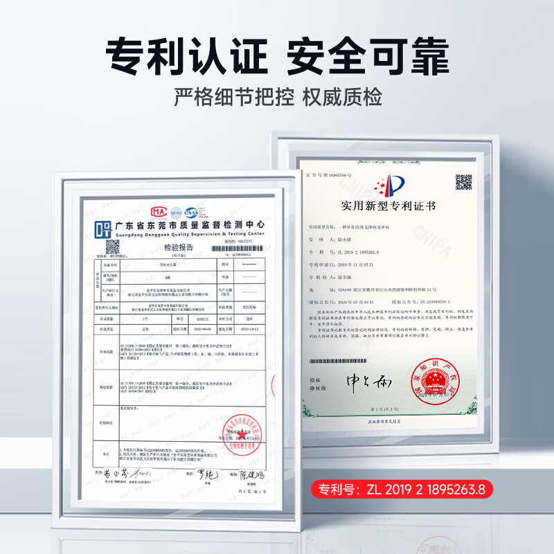 Herfair household steel pipe horizontal bar pull-up device household horizontal bar indoor punch-free anti-slip zero drop fitness equipment anti-slip self-locking wall distance 92CM-120CM