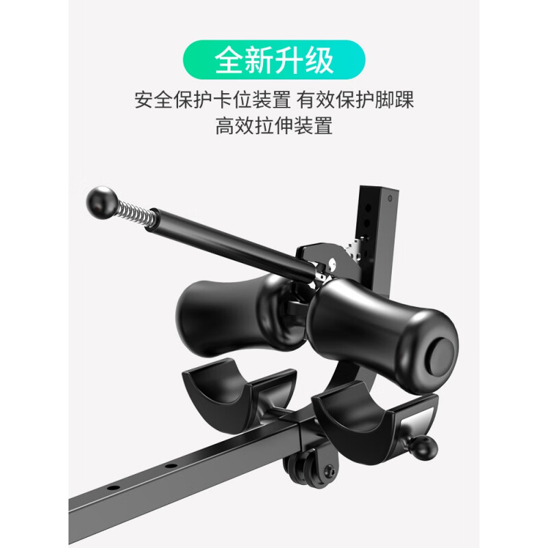 Huiqilu inversion machine home height stretcher boys stretch hamstrings to soothe the body inversion machine fitness home cervical spine and lumbar spine basic model breathable back panel + height adjustment + anti-