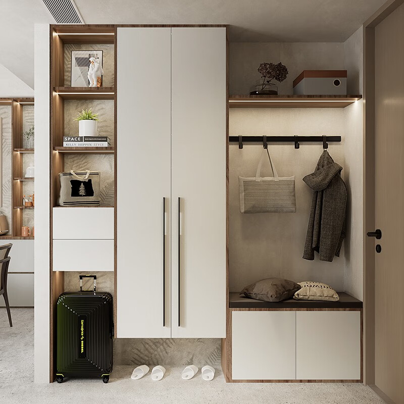 OPPEIN wardrobe customization 22 whole house customization package simple large wardrobe bedroom simple furniture cabinet customization make an appointment 19800/22 square meters package price