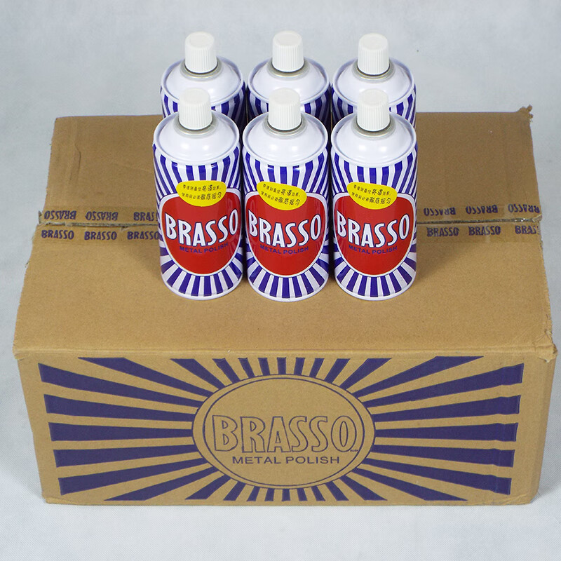 Basu copper polishing water BRASSO removes patina, polishes and renovates 400ML metal polish