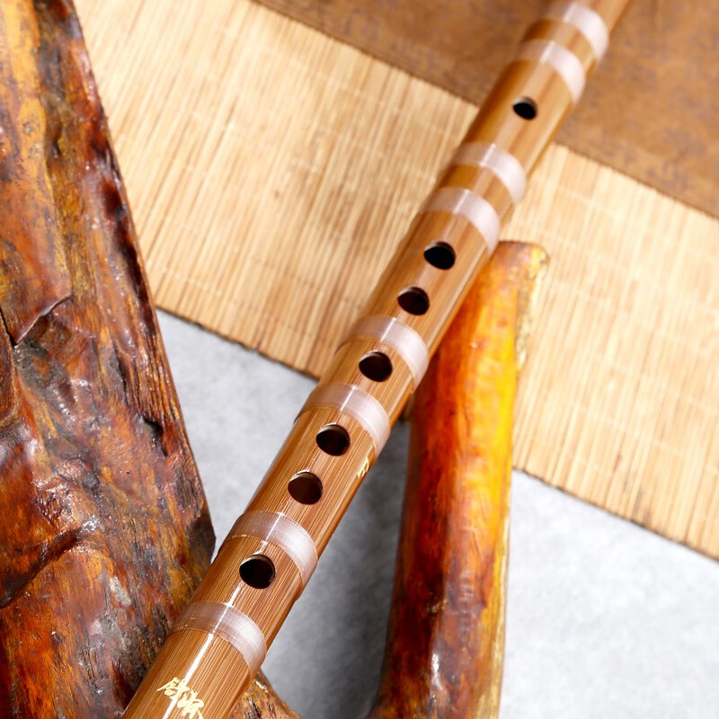 Shuhuai musical instrument (shuhuai) Shuhuai exquisite beginner's one-piece transverse flute, bitter bamboo flute with teaching, zero-based introduction to adult and children's musical instruments, one section in the key of F.