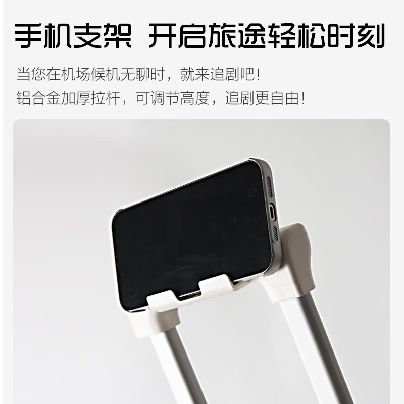 World Geographic Germany front opening suitcase men's trolley case password box women's universal wheel travel bag 20 inches silver gray