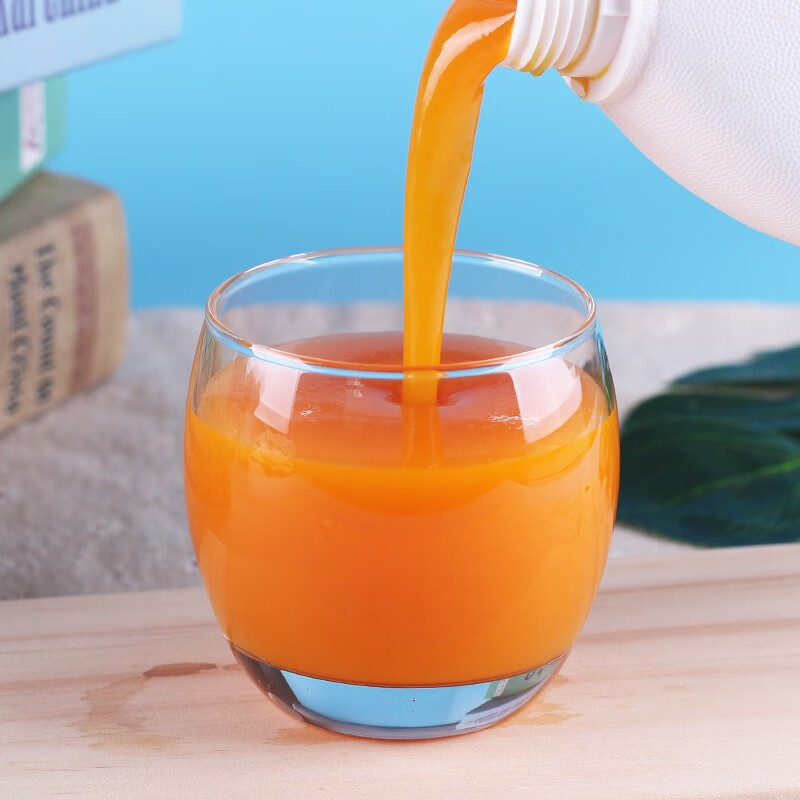 Collect tea flavor 2kg concentrated juice puree commercial orange juice kumquat lemon drink thick pulp milk tea shop raw materials peach flavor concentrated juice puree