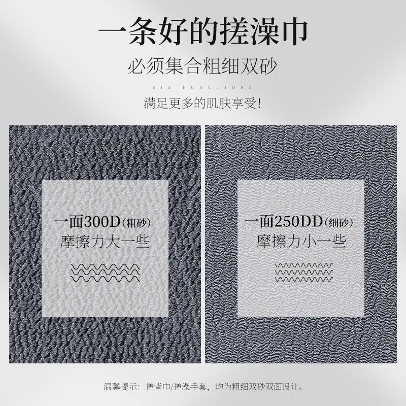 Men's special bath towel for bathing, strong mud rubbing artifact, household bathing gloves for back rubbing, long strip of back A, sling towel + bath ball