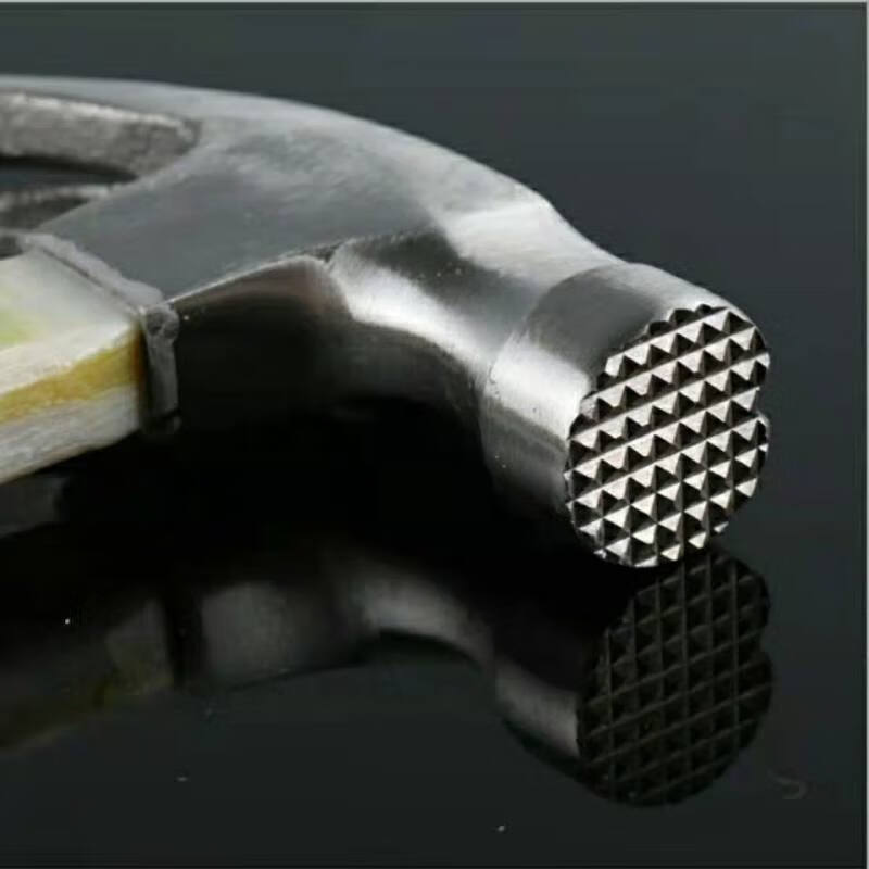Xiangjile bakelite insulated handle claw hammer with magnetic pitted surface carpentry nail hammer square head right angle claw hammer hammer coated with glue for household use insulated 0.5 round bend 40 cm long
