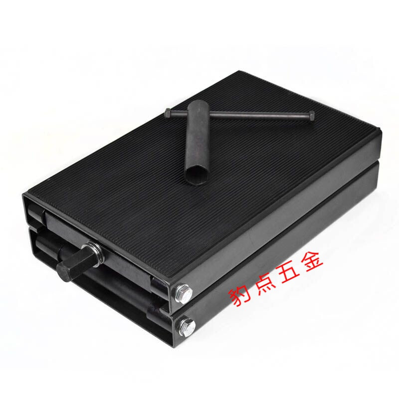 Frame heavy-duty vehicle jack table widened motorcycle lift hydraulic lift repair platform platform model - red version